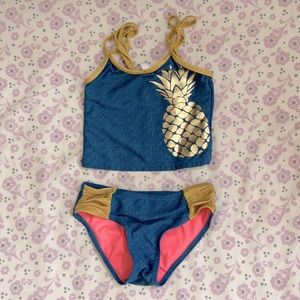 pineapple bathing suit kids